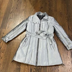 Armani exchange silver jacket